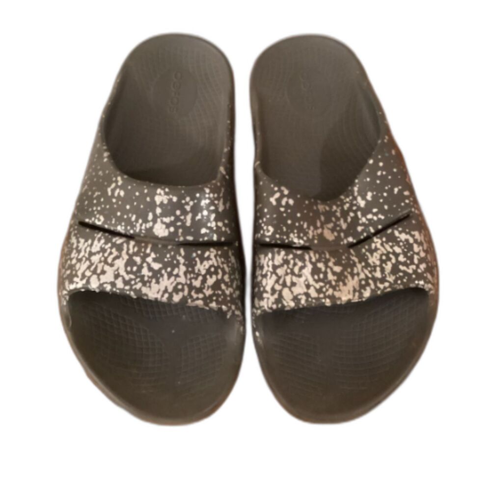 OOFOS OOahh Luxe Slide Sandal Slip On Recovery Shoe Limited Edition M7 W8 EU40
